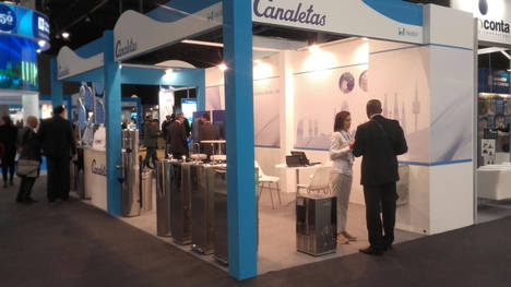 Canaletas muestra sus novedades en la feria iWater
