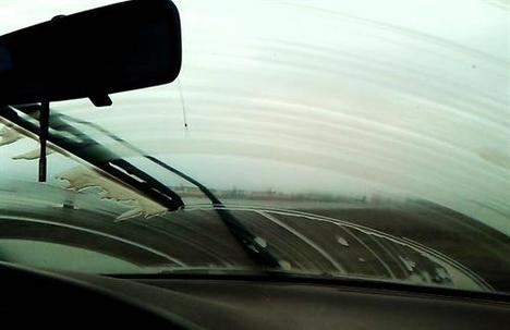 Multas relacionadas con el parabrisas y los cristales de un coche