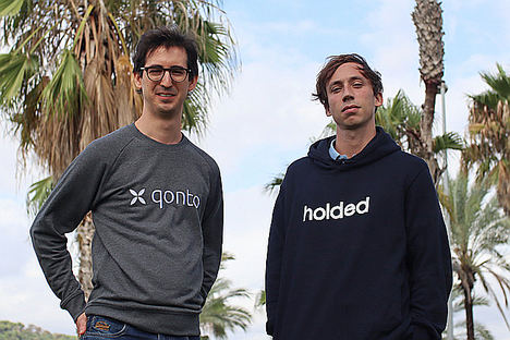 Carles Marcos i Guàrdia, Country Manager de Qonto y Javier Fondevila, co-fundador de Holded.