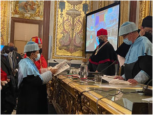Carlos Midence, Embajador de Nicaragua en España y Grecia, ha sido investido Doctor Honoris Causa Global Benito Pablo Juárez García