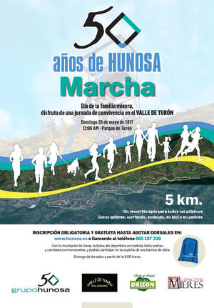 Marcha y carrera popular “50 años de HUNOSA”