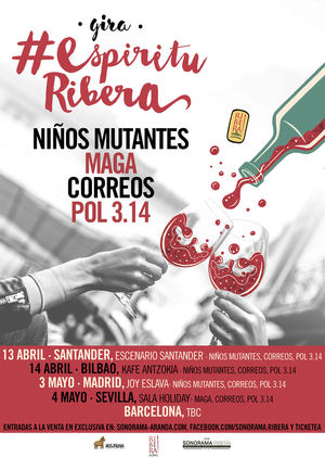Vino y música española vuelven a las grandes salas nacionales con la gira #EspírituRibera