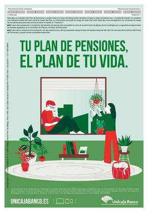 Unicaja Banco lanza una campaña de planes de pensiones con bonificaciones de hasta el 4% para traspasos, del 1% por aportaciones extraordinarias y del 6% para las periódicas