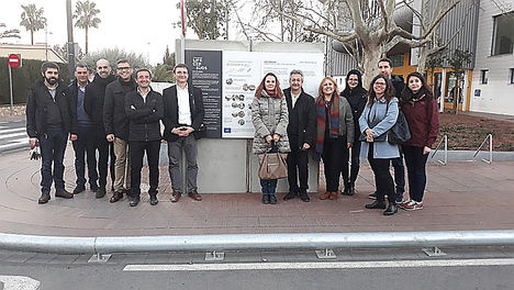 El demostrador del LIFE CERSUDS recibe la visita de representantes de la Comisión Europea