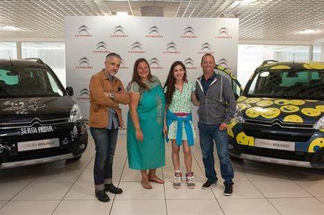 El Olímpico Iker Martínez, Cari Goyanes, Cósima Ramírez y Sergi Arola, lo celebran