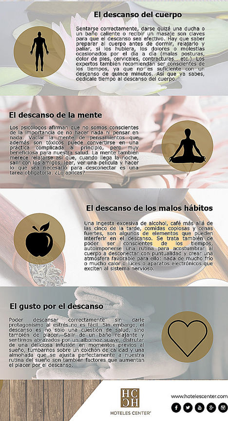 Las cuatro claves infalibles del descanso