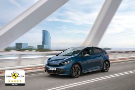 El Cupra Born obtiene 5 estrellas en las pruebas Euro NCAP
 