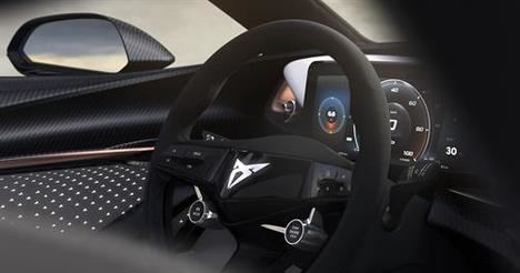 Avance del interior del Cupra 100% eléctrico