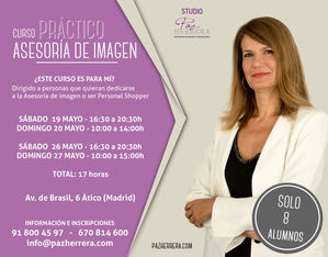 Curso práctico de Personal Shopper y Asesoría de Imagen con Paz Herrera