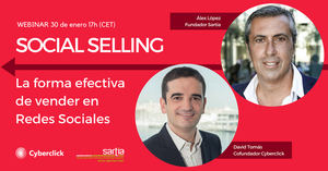 Cyberclick impartirá formación gratuita de Social Selling junto con Álex López