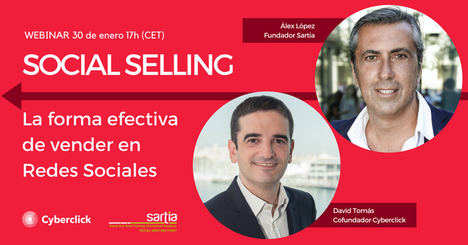 Cyberclick impartirá formación gratuita de Social Selling junto con Álex López