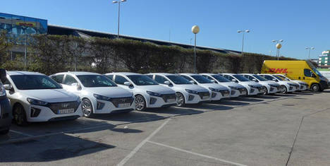 DHL incorpora 48 vehículos Hyundai IONIQ híbridos a su flota comercial