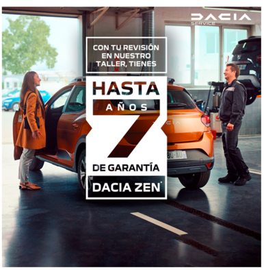 Dacia, ahora con hasta 7 años de garantía
 