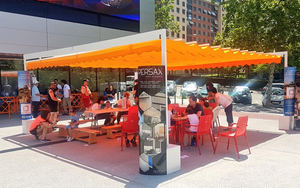 Las lonas de Persax en el evento solidario Día de la Vida