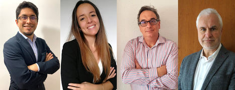 De Izqda. a dcha.: Omar Cieza, Marina Moreno, Álvaro Navarro y Gunter Kenk.