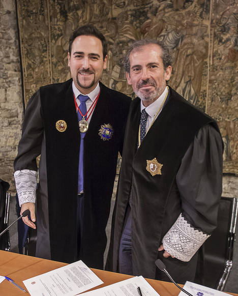 Decanos, Javier García y Francisco Javier Lara.
