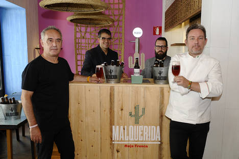 De izq a dcha:  Ferran Adrià, Ferran Centelles, Marc Álvarez, Albert Adrià.