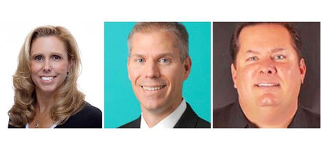 De izqda. a dcha.: Jacqueline Marks, Steve Dumaine y Ray Snisky. Apple Leisure Group.