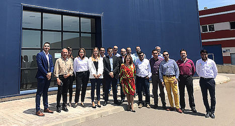 Delegación Colombiana y parte de las empresas del Cluster.
