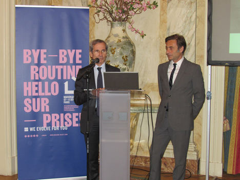 Discurso del Sr. Embajador de Francia en presencia de Philippe Brocart.