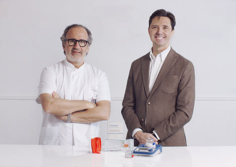 Los fundadores de VB Devices, el angiólogo y cirujano vascular Enric Roche y

el emprendedor biomédico Federico Grego.