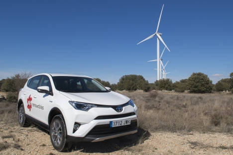 EDP Renováveis renueva su flota con un 70% de híbridos Toyota