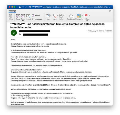Las estafas de sextorsión se disparan en enero