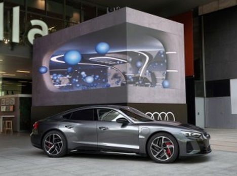 El Audi RS e-tron GT, protagonista de una experiencia inmersiva 3D