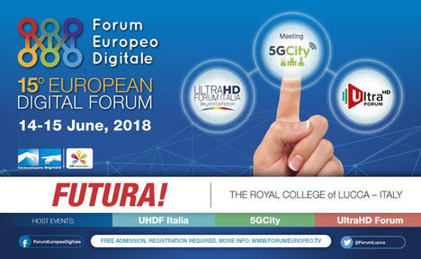 El Forum Digital Europeo celebrará su 15ª edición !FURTURA! en Lucca (Italia) el 14 y 15 de junio
