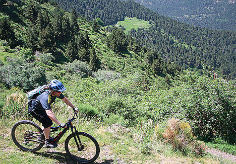 El Hotel Esquirol propone una ruta con BTT eléctrica bordeando Gorges del Segre