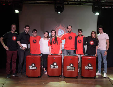 El equipo de alumnos de la Escuela Pía Sarriá, ganadores