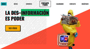 Escape Fake, nuevo programa social para formar a los más jóvenes en su capacidad de informarse de manera crítica y consciente