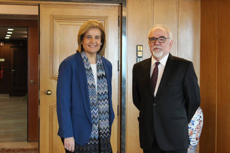 La Ministra de Empleo y Seguridad Social, Fátima Báñez, y José António Vieira de Silva, Ministro de Trabajo, Solidaridad y Seguridad Social de Portugal.