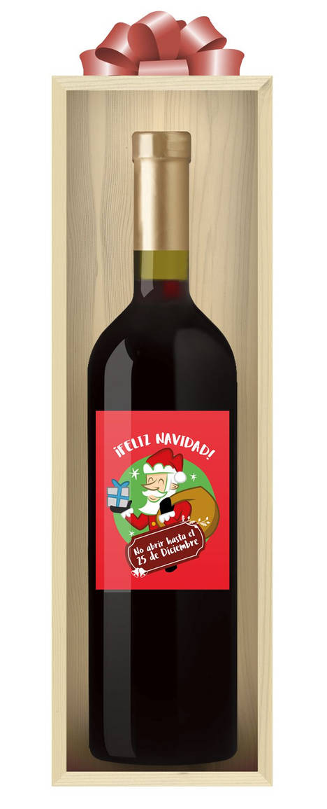 Estas Navidades, vino personalizado de Etiqueta tu Vino