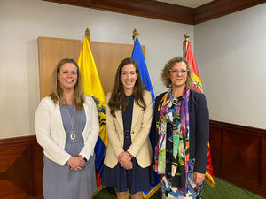 La Unión Europea examina los cinco años de acuerdo comercial con Ecuador y su futuro ante los empresarios de la Cámara Oficial Española de Comercio e Industria de Quito