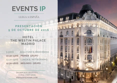 Events IP, la primera plataforma desarrollada para facilitar el trabajo a los organizadores de eventos