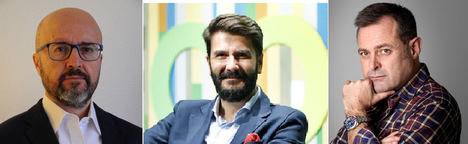 Luis del Real, director Global de Investigación Comercia y shopper de Lactalis; Ricardo Alcón, Client Development Manager de NielsenQ España y Juan Vilar, analista oleícola internacional y consultor estratégico.