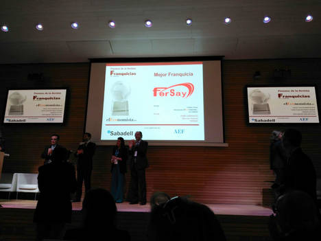 Fersay galardonada con el premio a la mejor franquicia 2016 en el congreso de franquicias de Barcelona