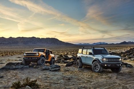 Nuevos modelos Ford Bronco 2021 de dos y cuatro puertas