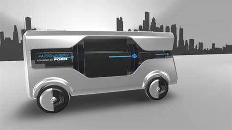 Ford propone el Concept autónomo “Autolivery”
