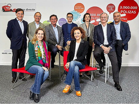 De izq. a dcha. y de arriba a abajo: David Pérez-Renovales, Javier Rodríguez Zapaterio, Miguel Ángel Merino, Pablo Foncillas, Beatriz Casado, Francisco Valencia, Víctor Calvo-Sotelo, Patricia Ayuela y Ana Sánchez Galán.