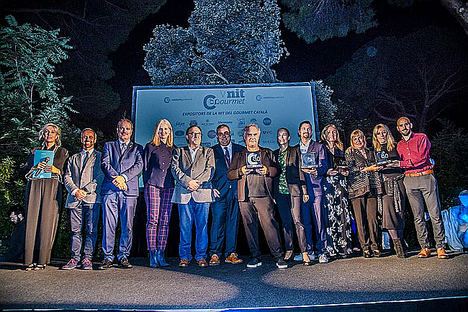 Foto de familia de la Noche del Gourmet Catalán.