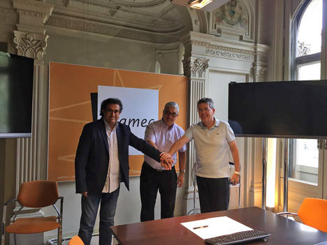 Francesc Altarriba, Carles Sebastià y Enric Garcia.