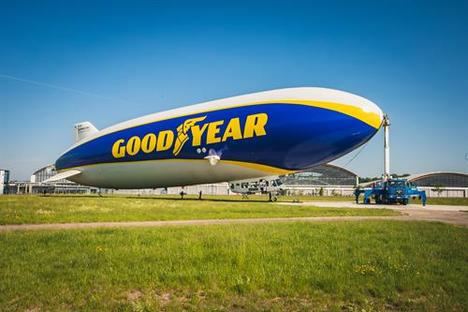 El Blimp de Goodyear vuelve a sobrevolar Europa