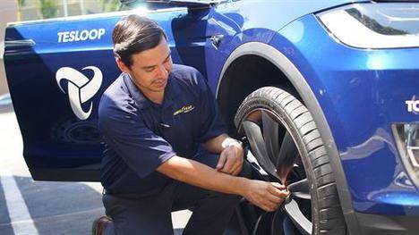 Goodyear prueba un neumático inteligente para coches semiautónomos