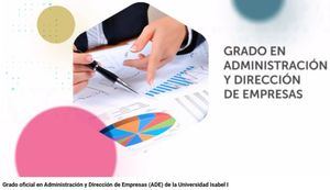 Estudiar ADE en la Universidad Isabel I