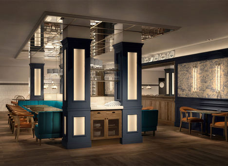 Gran Hotel Inglés, restaurant.