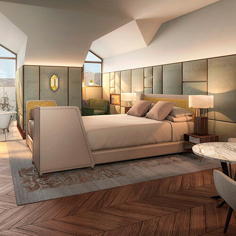 Gran Hotel Inglés, suite.