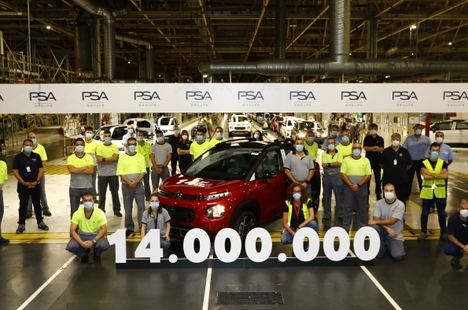 La planta de Zaragoza de Groupe PSA alcanza los 14 millones de unidades
