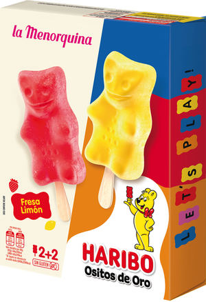 Haribo se alía con La Menorquina para el desarrollo y distribución de dos nuevos helados